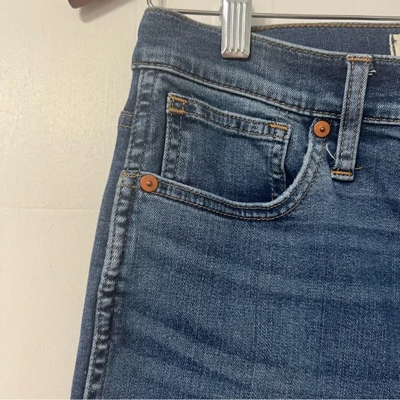 Madewell Stovepipe High Rise Straight Leg Denim Jeans Casual Normcore Preppy 26 - Picture 5 of 11